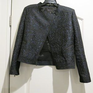 BCBG Black/Blue Floral Jacket